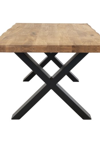 HOUSE NORDIC Toulon sofabord - natur egetr og metal (120x70)