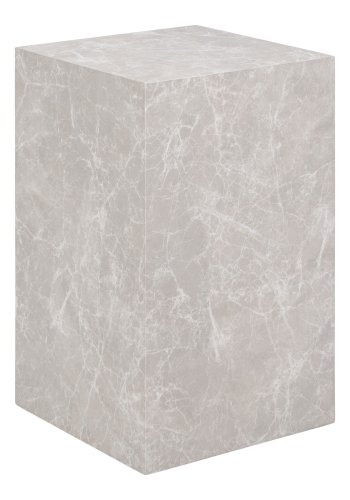 HOUSE NORDIC Hjrnebord, marmor look, beige, 30x30x50 cm
