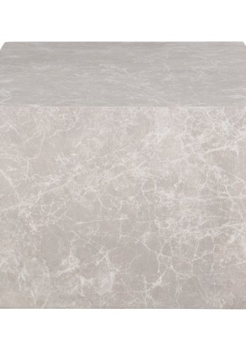 HOUSE NORDIC Sofabord, marmor look, beige, 60x80x40 cm