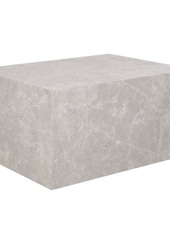 HOUSE NORDIC Sofabord, marmor look, beige, 60x80x40 cm