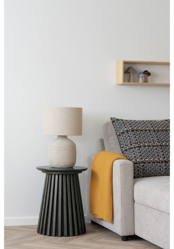 HOUSE NORDIC  Osaka Hjrnebord - Hjrnebord, egefiner, sort<br>40x50 cm