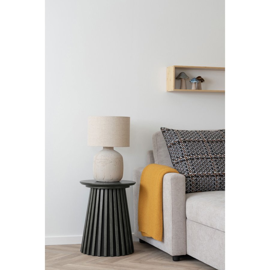 HOUSE NORDIC  Osaka Hjrnebord - Hjrnebord, egefiner, sort<br>40x50 cm