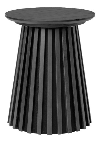 HOUSE NORDIC  Osaka Hjrnebord - Hjrnebord, egefiner, sort<br>40x50 cm