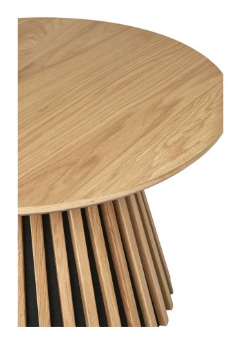 HOUSE NORDIC Osaka sofabord, rund - natur egefiner (70)