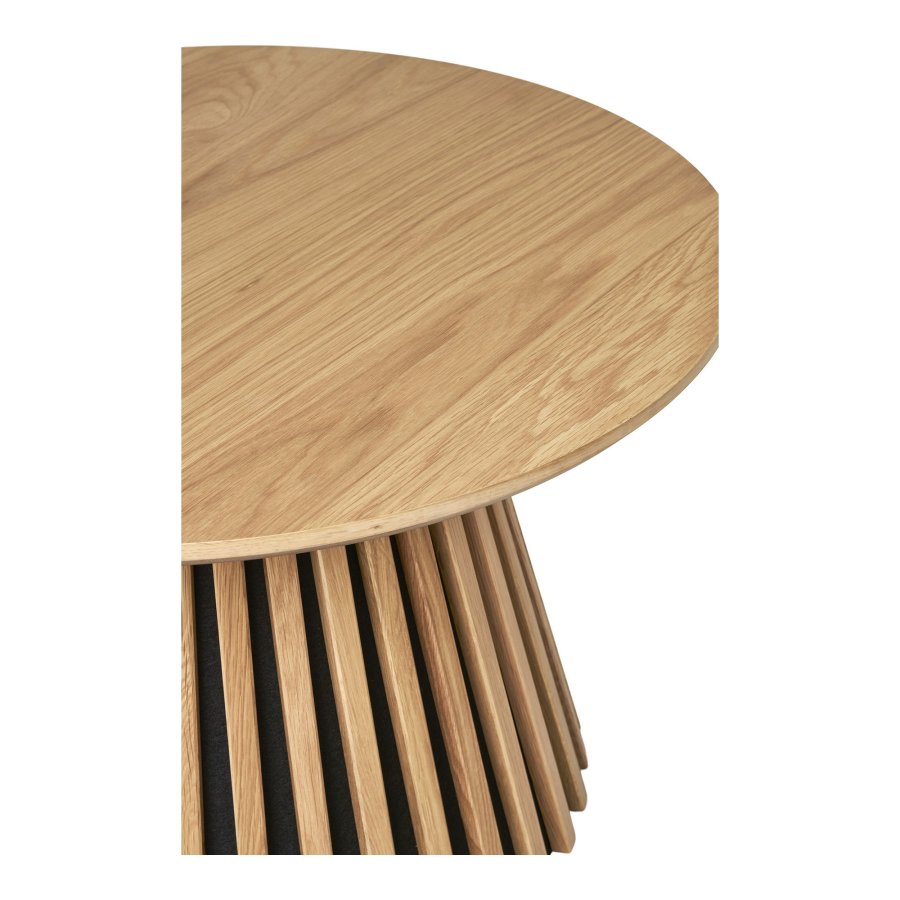 HOUSE NORDIC Osaka sofabord, rund - natur egefiner (70)