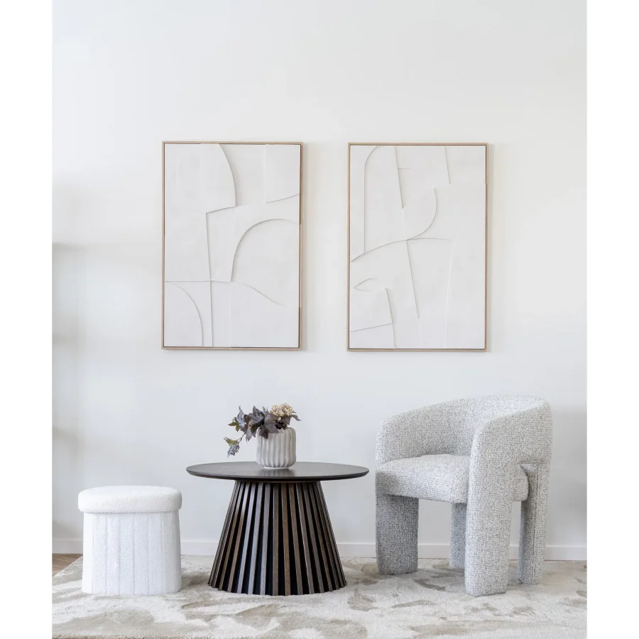 HOUSE NORDIC Osaka Sofabord - Sofabord, egefiner, smoked 70x45 cm