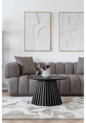 HOUSE NORDIC  Osaka Sofabord - Sofabord, egefiner, sort<br>70x45 cm