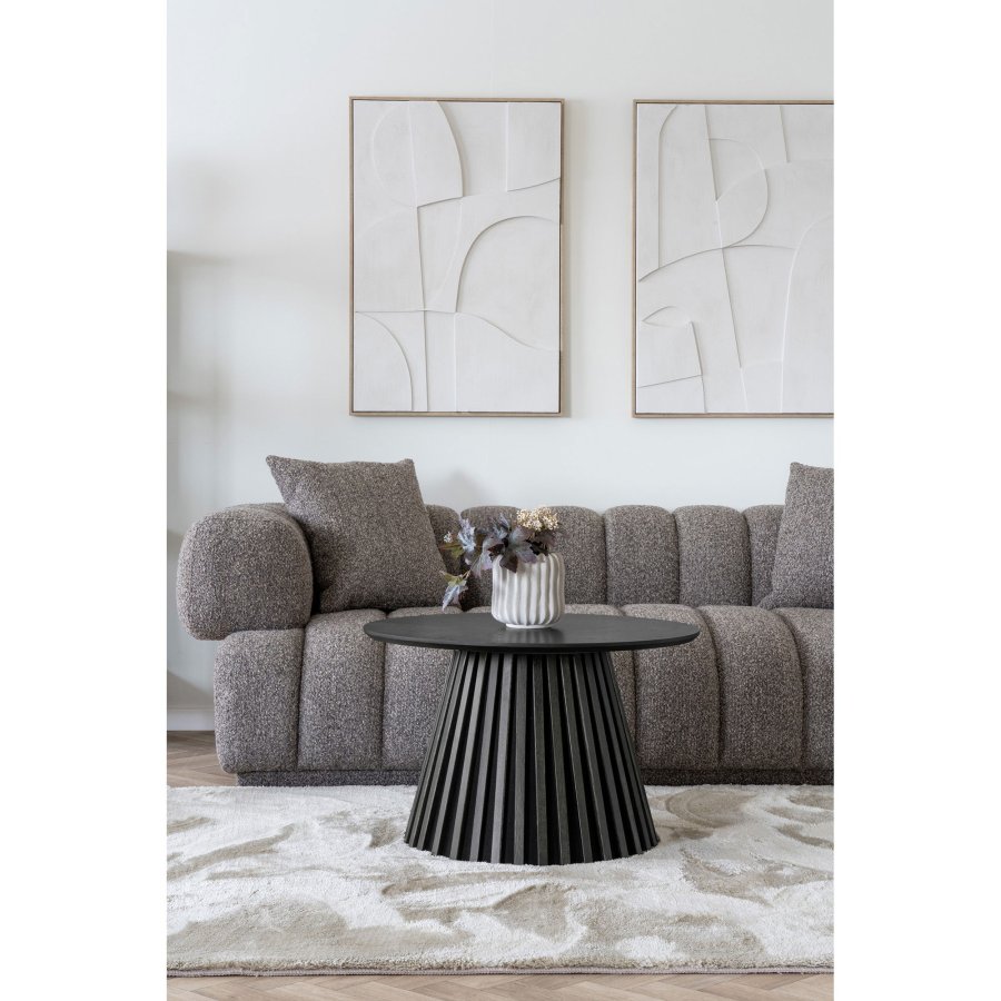 HOUSE NORDIC  Osaka Sofabord - Sofabord, egefiner, sort<br>70x45 cm