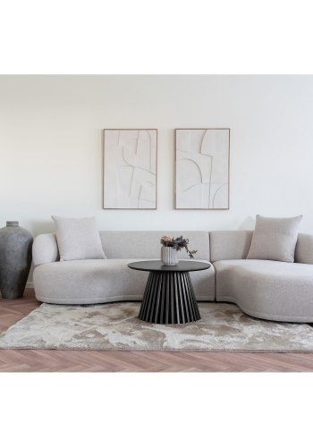 HOUSE NORDIC  Osaka Sofabord - Sofabord, egefiner, sort<br>70x45 cm