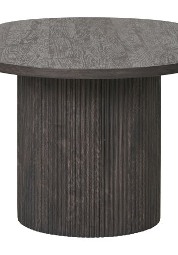 HOUSE NORDIC Boavista sofabord, oval - mrkebrun decorpapir (60x120)