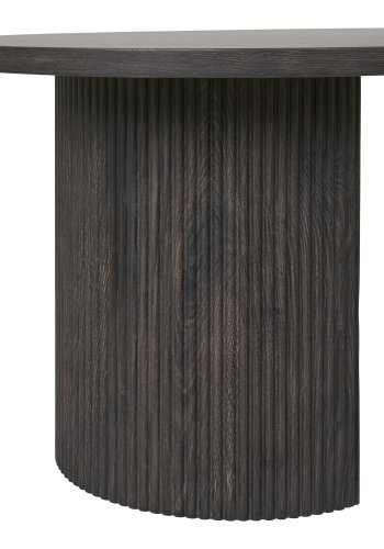 HOUSE NORDIC Boavista sofabord, oval - mrkebrun decorpapir (60x120)