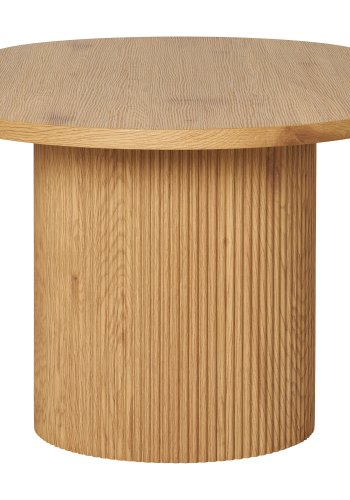 HOUSE NORDIC Boavista sofabord, oval - natur decorpapir (60x120)