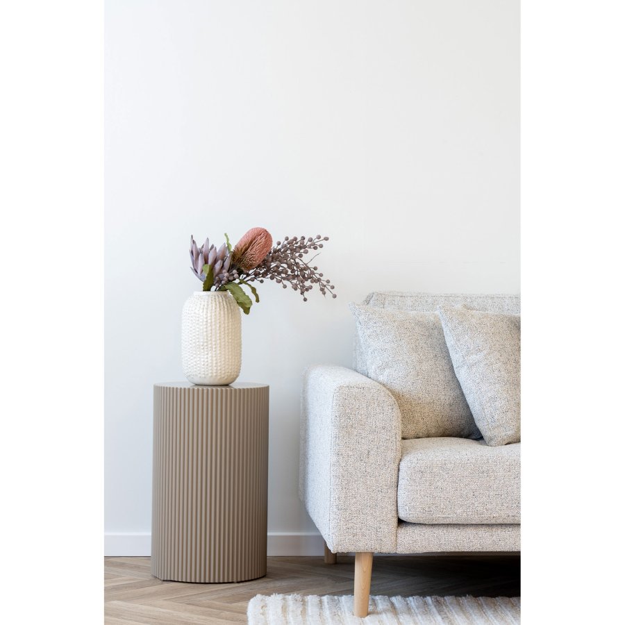 HOUSE NORDIC  Farense Hjrnebord - Hjrnebord, gr/beige<br>30x50 cm