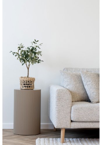 HOUSE NORDIC  Farense Hjrnebord - Hjrnebord, gr/beige<br>30x50 cm