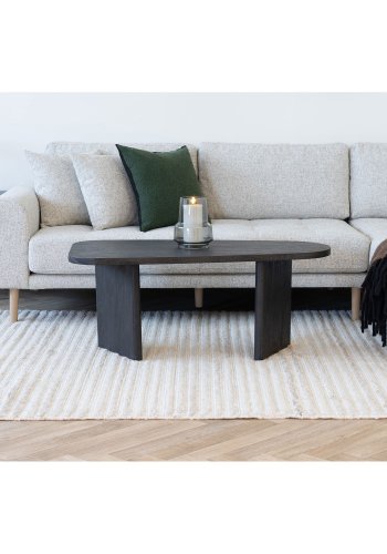 HOUSE NORDIC  Melo Sofabord - Sofabord, mrkebrun 50x100x41 cm