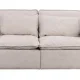 ROWICO Rawlins 3 pers. sofa, m. 4 hynder - beige stof