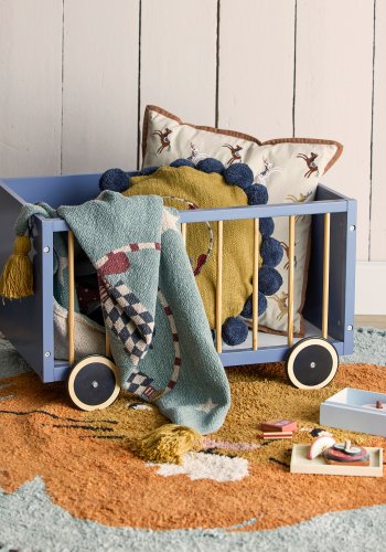 BLOOMINGVILLE MINI Leroy Tppe, Bl, Bomuld D: 130cm