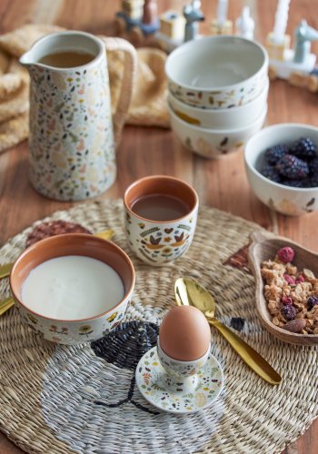 BLOOMINGVILLE MINI Malla Dkkeserviet, Brun, Sgrs D: 38cm