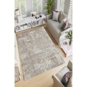 TEPPI W1193 gulvtppe, rektangulr - multifarvet polyester (160x230)