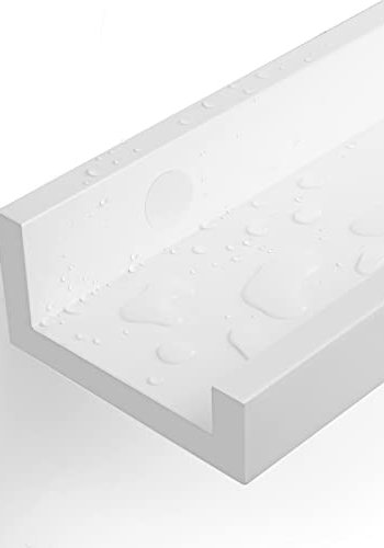 SONGMICS svvehylde - hjglans hvid MDF (st med 2)