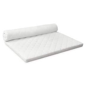 Convoluted topmadras - hvid jersey (200x140)