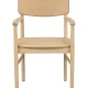 ROWICO Maidstone spisebordsstol, m. armln - natur eg