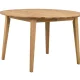 ROWICO Filippa spisebord, m. udtrk, rund - natur eg (120/165)