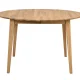 ROWICO Filippa spisebord, m. udtrk, rund - natur eg (120/165)