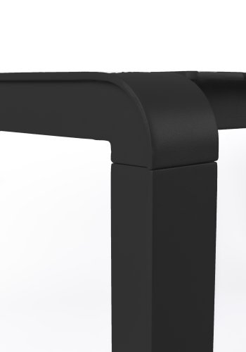 ZUIVER Vondel havebord, rektangulr - sort aluminium (168,5x87)