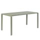 ZUIVER Vondel havebord, rektangulr - grn aluminium (168,5x87)