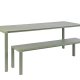 ZUIVER Vondel havebord, rektangulr - grn aluminium (214x97)