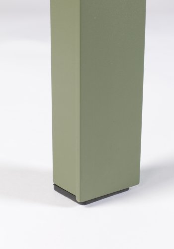 ZUIVER Vondel havebord, rektangulr - grn aluminium (214x97)