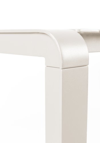 ZUIVER Vondel havebord, rektangulr - ler hvid aluminium (214x97)