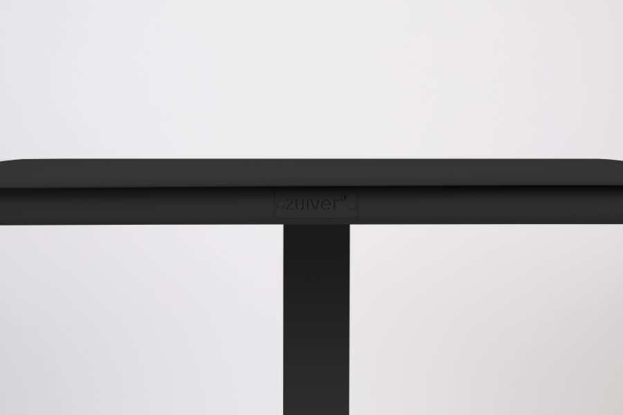 ZUIVER Vondel Bistro havebord, kvadratisk - sort aluminium (71x71)