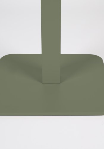 ZUIVER Vondel Bistro havebord, kvadratisk - grn aluminium (71x71)