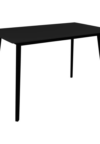 HOUSE NORDIC Vojens spisebord, rektangulr - sort MDF og gummitr (120x70)