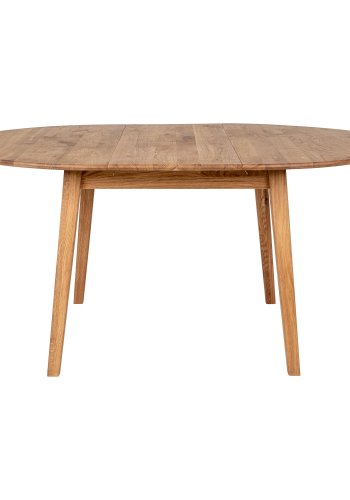 HOUSE NORDIC  Metz Spisebord - Spisebord, olieret eg, indbygget tillgsplade med butterfly funktion 118x118-158x75 cm