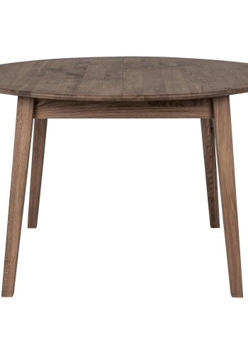 HOUSE NORDIC  Metz Spisebord - Spisebord, smoked olieret eg, indbygget tillgsplade med butterfly funktion 118x118-158x75 cm