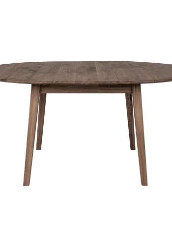 HOUSE NORDIC  Metz Spisebord - Spisebord, smoked olieret eg, indbygget tillgsplade med butterfly funktion 118x118-158x75 cm
