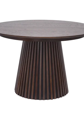 HOUSE NORDIC Spisebord, egefiner, smoked, butterfly funktion120x120-160-200x75 cm