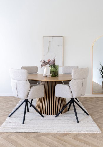 HOUSE NORDIC  Osaka Spisebord - Spisebord, egefiner, natur<br>140x75 cm