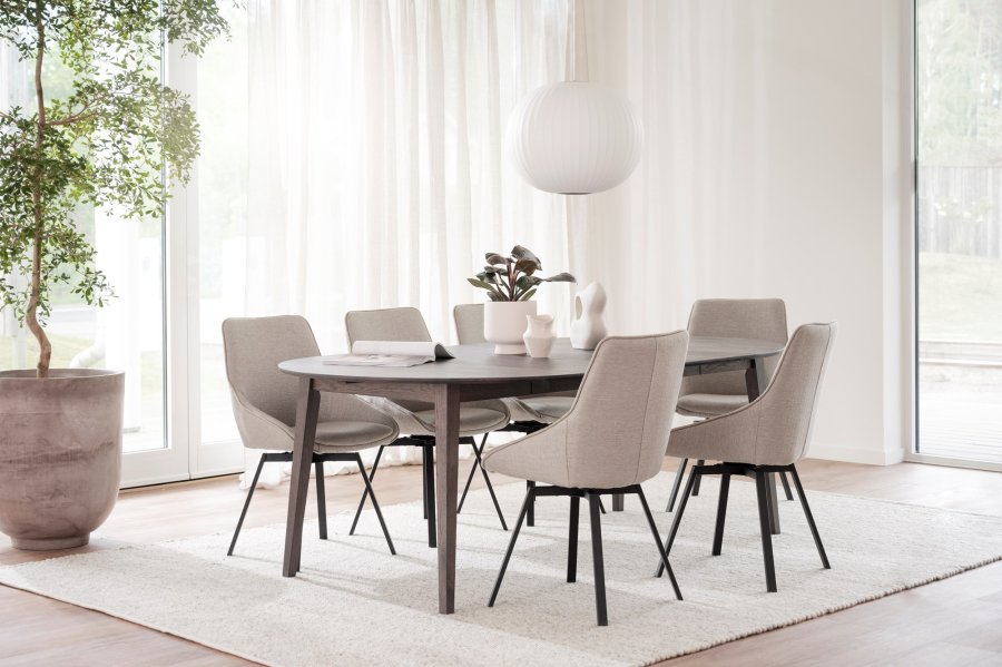 ROWICO Filippa tillgsplade - mrkebrun eg (120x45)