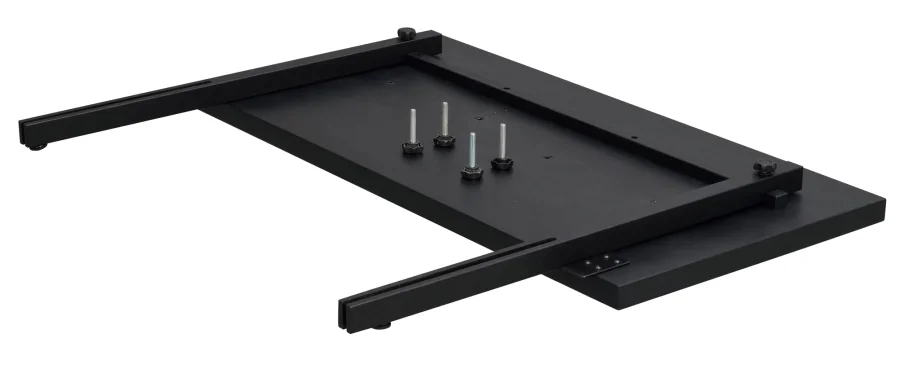 ROWICO Winnipeg tillgsplade, rektangulr - sort egefinér (100x50)