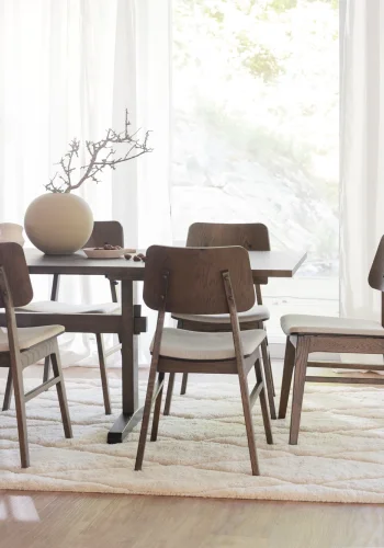 ROWICO Westville tillgsplade, rektangulr - brun egefinér og egetr (95x45)