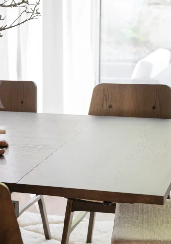 ROWICO Westville tillgsplade, rektangulr - brun egefinér og egetr (95x45)