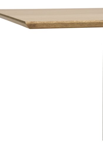 HOUSE NORDIC Fano cafebord, kvadratisk - natur melamin og sort stl (70x70)