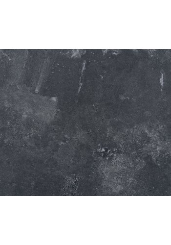 HOUSE NORDIC Fano cafebord, kvadratisk - mrk sten gr melamin og sort stl (70x70)