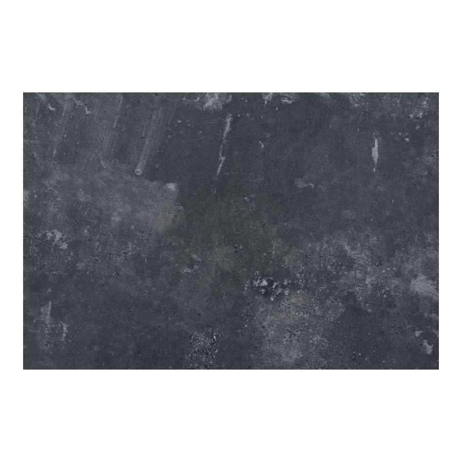 HOUSE NORDIC Fano cafebord, kvadratisk - mrk sten gr melamin og sort stl (70x70)