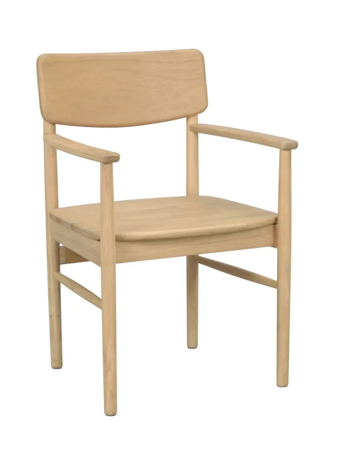 ROWICO Maidstone spisebordsstol, m. armln - natur eg