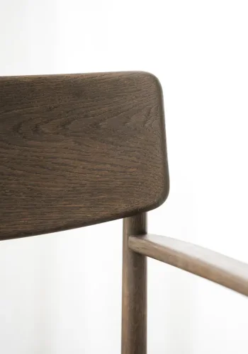 ROWICO Maidstone spisebordsstol, m. armln - brun eg